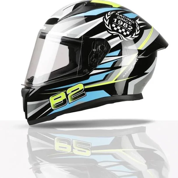 TVS Racing Titan Series Motorbike Helmet Green