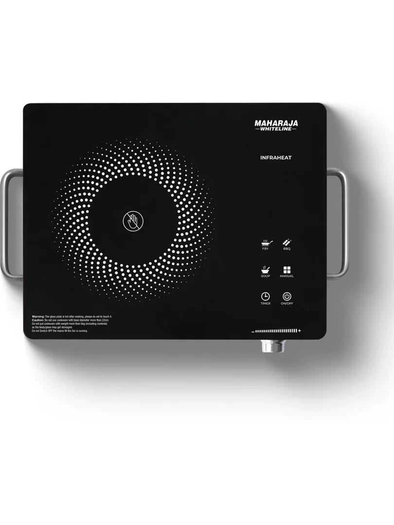 MAHARAJA WHITELINE 2200 W Infrared Cooktop Touch Panel Black, Infrared IFS-001