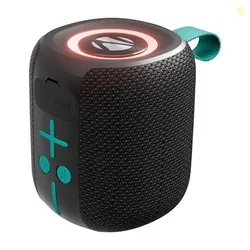 Zebronics 2026 Launch Portable Bluetooth Speaker, 5W RMS, Up to 10Hrs Playback, Passive Radiator, TWS, BT v5.4, USB & mSD, 9 RGB Modes, Splash Proof,