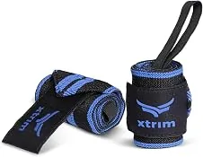 XTRIM Wrist Support for Men & Women, Wrist Band for Men, Gym Wrist Wrap, Gym Fitness Band, Gym Equipment for Home, Gym Support Accessories for Men for