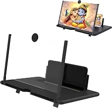 Foldable Phone Stand and Screen Amplifier Phone Screen Magnifier, Foldable Stand and Screen Amplifier, Clear Mobile Screen Magnifier for Watching