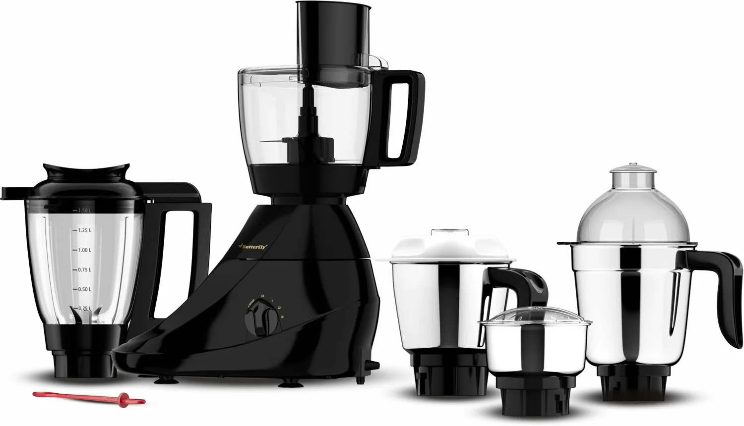Butterfly Rapid Food Processor 750 W Juicer Mixer Grinder