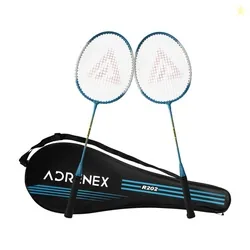 Adrenex by Flipkart R202 Combo White, Blue Strung Badminton Racqu...more