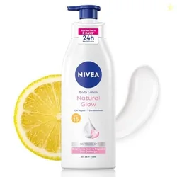 Natural Glow Cell Repair Body Lotion with SPF 15 And UV A & B Filters | 50X Vitamin C | 24H Hydration | Even Skin Tone in 7 Days | Brightens Skin and
