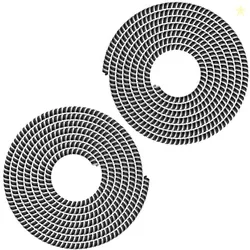 Sounce Spiral Cable Protector for Data Cables Wire & Charging (Set of 2) | Compatible With USB Charging Cables, Data Cables, Earphones, Laptop Charger