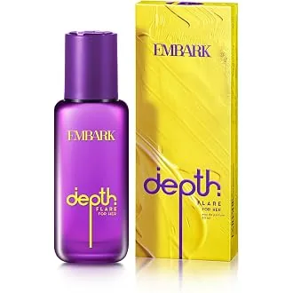 EMBARK Depth Flare Long Lasting Perfume for Women | 20ml Eau De Parfum | Floral Woody Premium Fragrance | Gift for Women