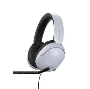 Sony INZONE H3 MDR-G300 Wired Gaming Headset, Over-Ear Headphones with 360 Spatial Sound, USB Wired Over-Ear Professional + USB Connector, flip to Mute mic, App Support & PC Compatible (White)