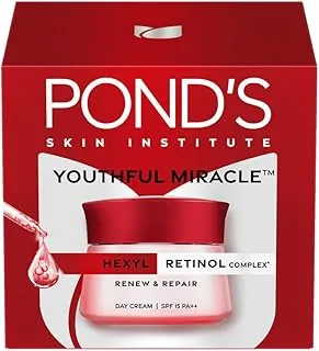 Youthful Miracle Hexyl Retinol Complex, Renew & Repair Day Cream 50g SPF 15 PA++