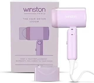 Ionic Foldable Hair Dryer - 1200W | Compact, Foldable, and Damage-Free Drying Blow Dryer with Low Noise & Overheat Protection - 1 Year Warranty