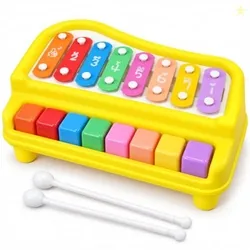 Toy Imagine Xylophone, 8-Key Musical Piano Toy for Kids | Musical toys for kids with xylophone & baby piano 1 year old baby toy for early music learni