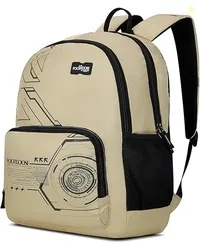 by Skybags Nomad 26L Laptop Backpack,15.6", 3 Compartments, Beige