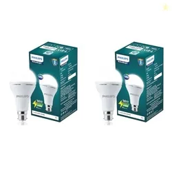 14W Emergency LED Bulb | Stellar Bright B22 Inverter LED Bulb for Power Cuts | Crystal White, Pack of 2