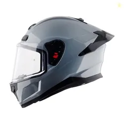 Axor Saber Motorbike Helmet (Nardo Grey, Black)