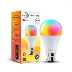B22 12.5W Wi-Fi Smart LED Bulb with Music Sync for Amazon Alexa & Google Assistant (Pack of 1, Multicolor)