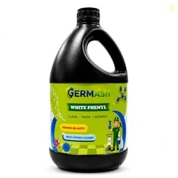 GERMASH Premium White Floor Cleaner Disinfectant Phenyl Liquid Surface Cleaner for Hospitals, Homes, Offices & Commercial Use Removes Dirt, Stains & G