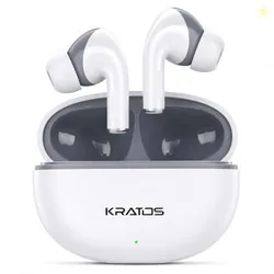 Kratos Pop Ear Buds Wireless with 60H Playtime, Noise Isolation &amp; Clear Calls, Bluetooth Earbuds with Voice Assistant, Ear Buds with Bluetooth V 5