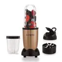 NutriPro Juicer Mixer Grinder - Smoothie Maker - 500 Watts (3 Jars & 2 Blades, Gold) - 1 Year Warranty