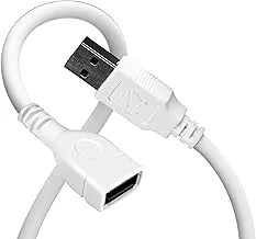 Zebronics USB Extension Cable, 3 Meter Length, 480Mbps Data Transfer, Full Copper Core, Nickel-Plated Connectors, Durable Build, For TV, Laptop, PC, H