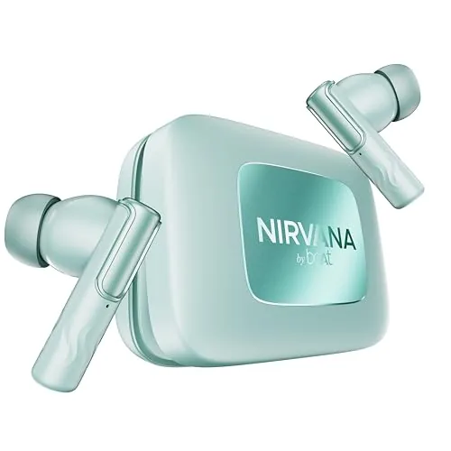 boAt Nirvana Ivy Pro, Dolby Atmos w/Head Tracking, 52dB Hybrid Adaptive ANC,Hi-Res LDAC, Titanium Dual Drivers, Bluetooth Earbuds, TWS Ear Buds