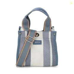 Mochi Stylish Premium Blue Sling with Applique branding and Lock Closure Closure, Premium Branded lining, Perfect for Casual Use(66-520)