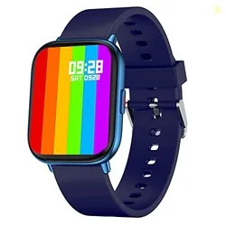 FCUK Fit Pro Full Touch 1.69" Superior Display Smartwatch, Sleek Design Metal Body, 8 Sport Modes, Spo2, Heart Rate Monitoring, IP 68 Water Resistance