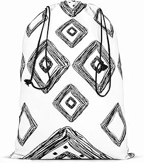 ArtzFolio Geometric Art D1 | Reusable Sack Bag | Bag for Gym, Storage, Vegetable & Travel