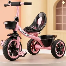 Zoom Trike Cycle for Kids 2-5 Years | Tricycle for Kids | Tricycle for Boys & Girls | Baby Cycle with Anti-Skid EVA Wheels, Bell, Front & Rear Basket,