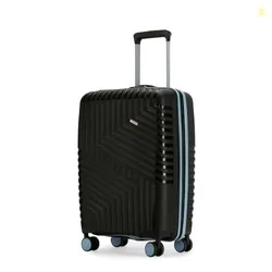 LAttitude By Provogue Core Cabin Suitcase 55cm 20 inch Polypropylene Hard Trolley Bag, 8 Spinner Wheels, Recessed Number Lock, Lightweight Carry-On Lu