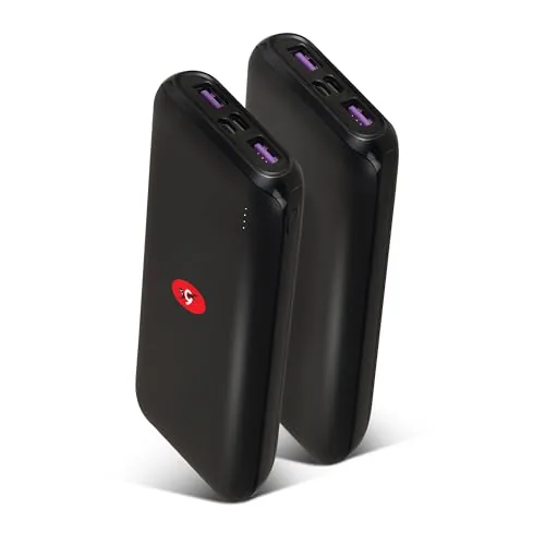 Eveready Ultima Power Bank PB01,10,000mAh,22.5W Fast Charging PD & QC Compatible,Triple Output for iPhone,Android & Other Qi Enabled Devices,Universal Compatibility,Overcharging Protection,Black