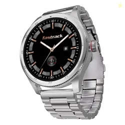 Fastrack Magnus FX1 1.38" Display Metal Case Smart Watch with Single Sync BT Calling, Functional Crown, 100+ Sports Modes, Health Tracking, in-Built G