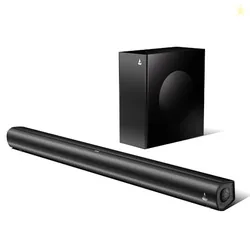 boAt Aavante 2.1 1200, 120W Signature Sound, 2.1 CH w/Wired Subwoofer, BT v5.4, Multiple Ports, EQ Modes & Remote Control, Bluetooth Sound bar, Home