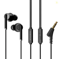 GOBOULT WiredX 250 Earphones with 3.5 mm Jack, 12mm Bass Drivers, Inline Controls, Earphones Wired Headphones with mic