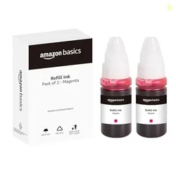 Amazon Basics GI 790 Dual Pack Refill Ink for Canon PIXMA G1000, G1010, G1100, G2000, G2002, G2010, G2012, G2100, G3000, G3010, G3012, G3100, G4000, G