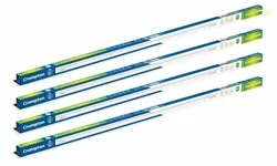 Crompton Laser Ray Smile 20W LED Batten, 4 Feet | 6500K, Pack of 4 | 4 feet slim profile; shockproof build; zero mercury; BIS approved; CRI above 80;