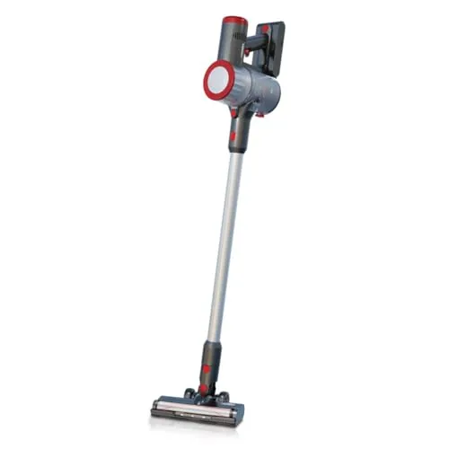 Eureka Forbes Kordfree K10 Lite Cordless Vacuum Cleaner | 2-in-1 Handheld & Upright | 11 KPa Suction Power | 45 Min Runtime | Removable Battery | Cyclonic Tech| 3 Accessories | HEPA,4-Stage Filtration