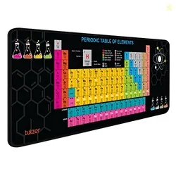 Tukzer Extended Gaming Mouse Pad, High-Speed Mouse Tracking & Control | Stitched Edges, Non-Slip Rubber Base| for Computer Laptop Keyboard Office Home