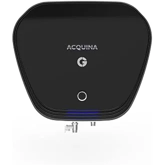 CG-Acquina 15Ltr Storage Water Heater (Geyser) 5-star | Nickel Plated Copper Element | Hirise Suitable | Glasslined Tank | Color Changing LED | Free I