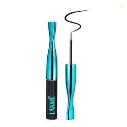 LAKME 9to5 Eyeconic Waterproof Liquid Eyeliner, Intense Black, 4.5 ml, for Precise Eye Definition, with Quick-Dry Formula, Smudgeproof and Waterproof