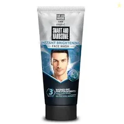 Smart And Handsome Men Bright Charge Face Wash | Brightens Dull Skin | Instant Freshness | 150G | Anti-Pollution | Anti-Dullness | With Niacinamide |