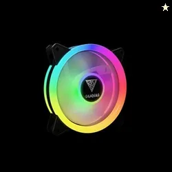 GAMDIAS Aeolus M2 1201 120mm RGB Case Fan for Desktop PC with Controller - High Performance & Quiet Cooling GAMDIAS Aeolus M2 1201 120mm RGB Case Fan