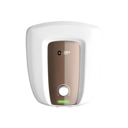 Orient Electric Aquator Edge Geyser|10L Storage Water Heater| Faster Heating with Whirlflow Technology| Ultra Diamond Glassline Tank | BEE 5-star rated | High Rise Compatible |5 years tank warranty