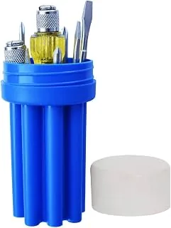 8-in-1 Multipurpose Screwdriver Kit with Interchangeable Bits and Transparent Handle | Repair Tool Set for Home, Electrical, Electronics and DIY Work