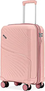 Meridian Cabin Suitcase 55 cm 20 inch Polypropylene Hard Trolley, 8 Spinner Wheels, 2-Pocket Convipack, Recessed Number Lock, Carry-On for Men & Women