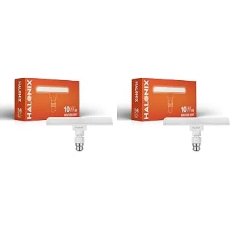 Halonix 10 Watts B22d LED bulb tube Light Cool White, Pack of 2, T-bulb