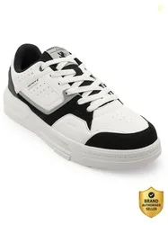 RED TAPE Mens Lifestyle Sneakers for Clean Comfort and Casual Fit Sneakers For Men White, Black , 8