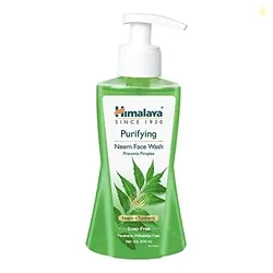 Himalaya Purifying Neem Face Wash|Clinically proven to fight against acne and pimples|Gently cleanses|100% naturally derived Neem|Works from 1st wash|