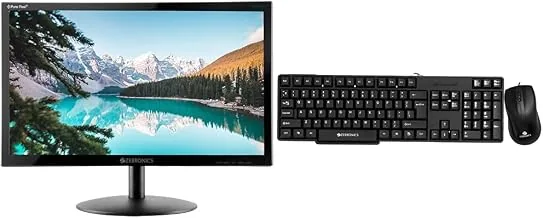 ZEBRONICS Zeb-V19Hd 18.5 Inch (46.99 Cm) Led Monitor with Supporting Hdmi, Vga Input, Hd 1366 X 768