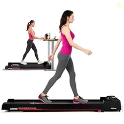 Lifelong Fit Pro Treadmill 3 HP Peak Dc Brushless Motor 2 Level Manual Incline Walking Machine at 8 km/Hr Speed with Led Display-Cardio Equipment for