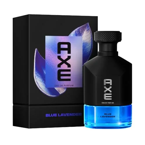 Axe Long Lasting Perfume for Men | Fresh Lavender Fragrance | 12Hr | Aromatic Herbal Woody Mint Vanilla Amber | Premium EDP 100ml | Blue