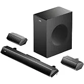boAt Aavante Bar Prime B300 with Subwoofer and Dual Rear Speakers, 300W RMS Output, 5.1 Channel, Multi-Connectivity, EQ Modes, & BT v5.3 Soundbar with